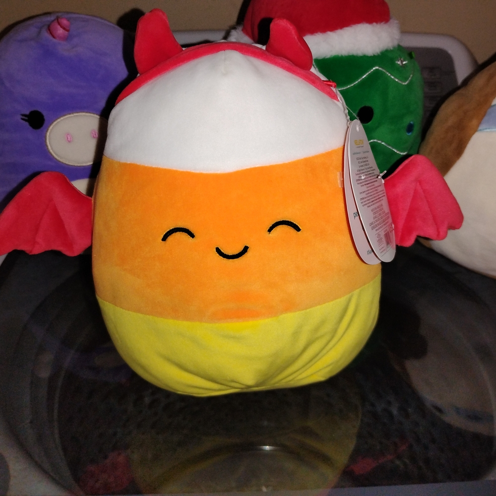 Squishmallows Orange and Yellow Candy Corn Plush